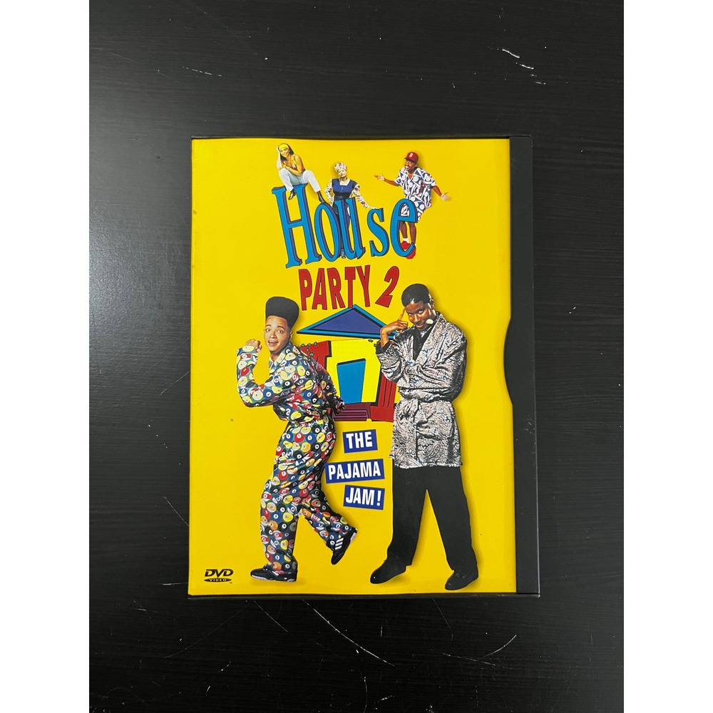 House Party 2 The Pajama Jam DVD Kid N Play Martin Lawrence Queen Latifah 1991